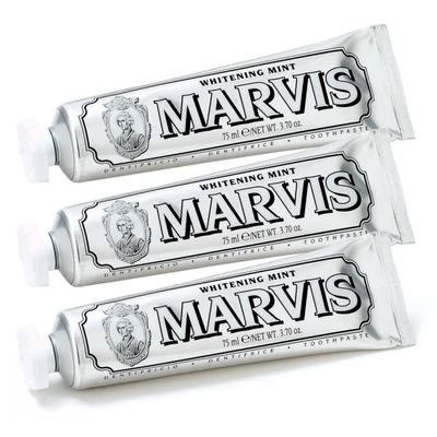 Shop Marvis Whitening Mint Toothpaste Bundle (3x85ml)