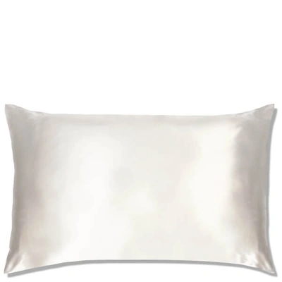 Shop Slip Silk Pillowcase King (various Colours) In White