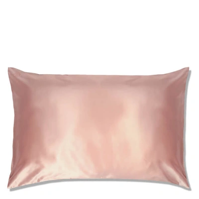 Shop Slip Silk Pillowcase - Queen (various Colours) In Pink