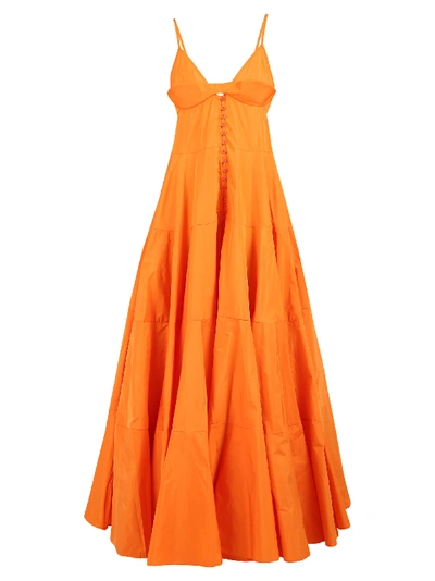 Shop Jacquemus La Robe Manosque Dress In Orange