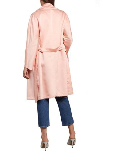 Shop Ainea Overcoats In Pale Pink