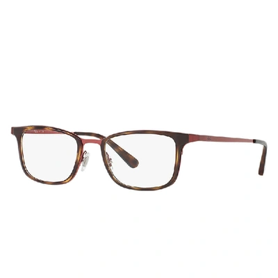 Shop Ray Ban Rb6373m Eyeglasses Bordeaux Frame Multicolor Lenses Polarized 52-20
