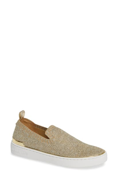 michael kors skyler sneaker gold