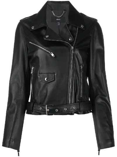 Shop Arma Kylie Belted Waist Jacket In Black