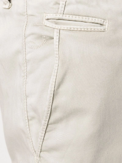 Shop Jacob Cohen Bobby Chino Trousers In Neutrals