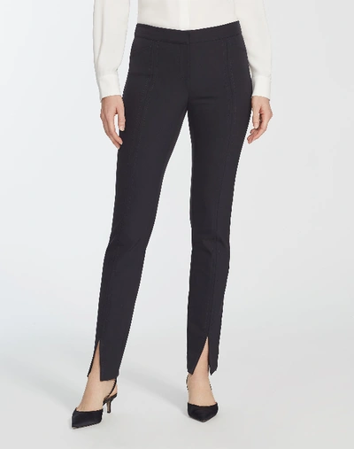 Shop Lafayette 148 Plus-size Acclaimed Stretch Slim Waldorf Pant In Blue