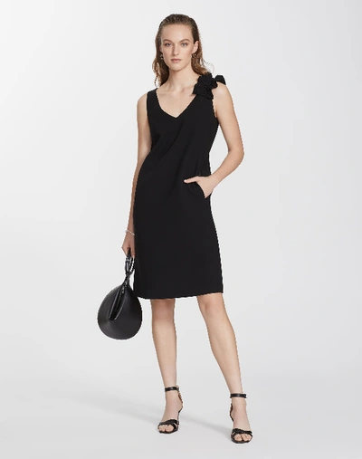 Shop Lafayette 148 Plus-size Finesse Crepe Laurie Dress In Black