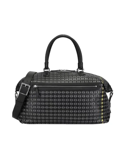 Shop Serapian Travel Duffel Bags In Black