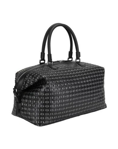 Shop Serapian Travel Duffel Bags In Black