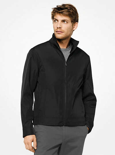 Shop Michael Kors 3-in-1 Tech Track Jacket In Black