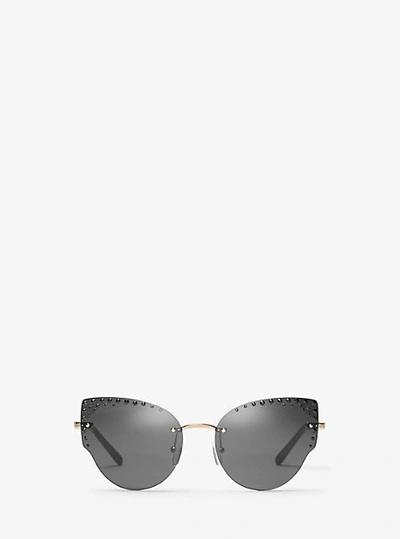 Shop Michael Kors St. Anton Sunglasses In Black