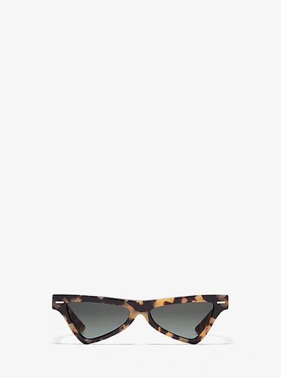 Shop Michael Kors Maddox Sunglasses In Brown