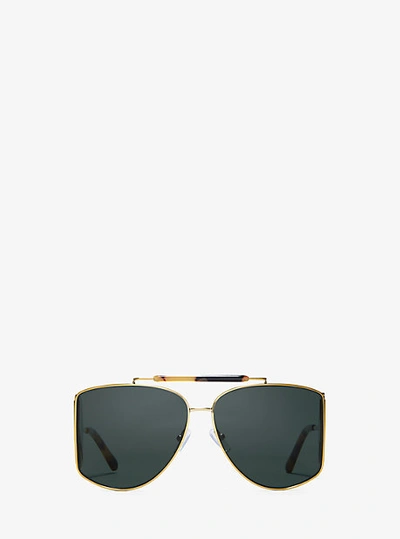 Shop Michael Kors Nash Sunglasses In Green