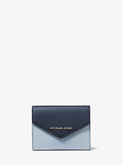 Medium crossgrain leather envelope wallet cheap