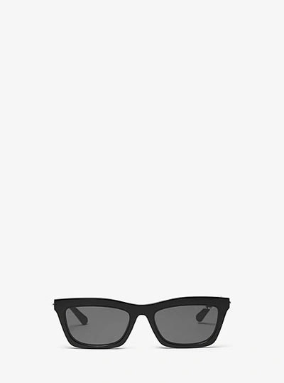Shop Michael Kors Stowe Sunglasses In Black