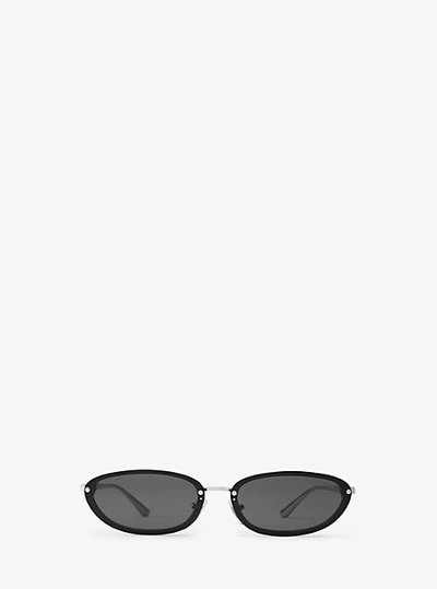 Shop Michael Kors Miramar Sunglasses In Black
