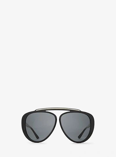 Shop Michael Kors Grove Sunglasses In Black