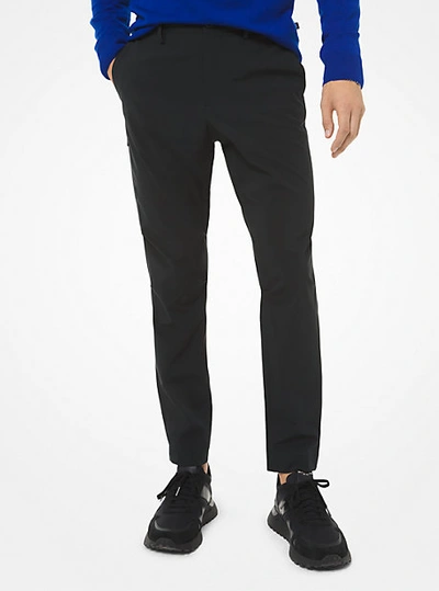 Shop Michael Kors Woven Sport Trousers In Black