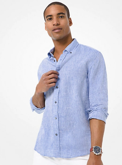 Michael kors sale linen shirt