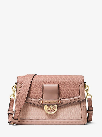 Michael Michael Kors Jessie Medium Pebbled Leather Shoulder Bag In