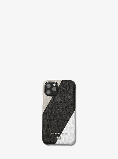 Michael Kors Color-block Logo Phone Cover For Iphone 11 Pro In White |  ModeSens