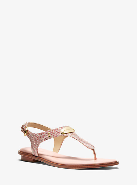 michael kors sandals rose gold