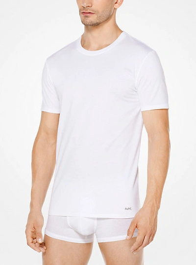 Shop Michael Kors Cotton T-shirt In White