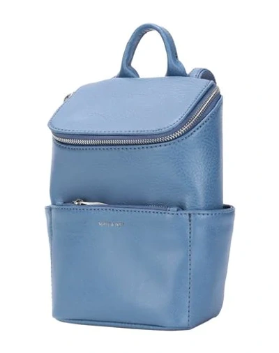 Shop Matt & Nat Backpacks In Slate Blue