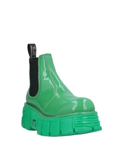 Shop New Rock Ankle Boots In Green