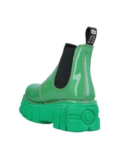 Shop New Rock Ankle Boots In Green