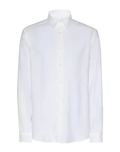 Shop 8 By Yoox Man Shirt White Size L Viscose