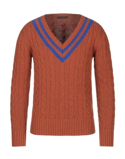Shop The Gigi Sweaters In Rust