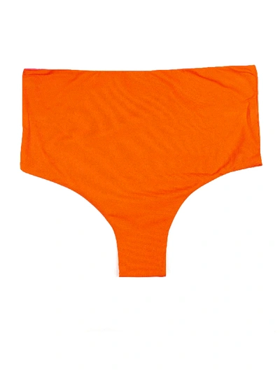 Shop Fisico Cristina Ferrari Orange Reversible Bikini Slip In Arancio
