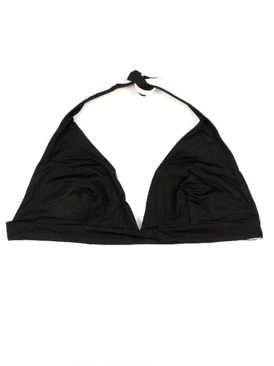 Shop Fisico Cristina Ferrari Black Triangle Bikini Top In Nero