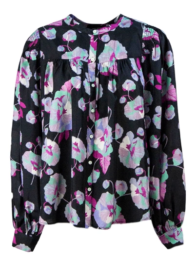 Shop Isabel Marant Multicolour Silk Orionea Shirt In Fiori