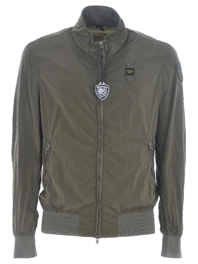 Shop Blauer Jacket In Verde Militare
