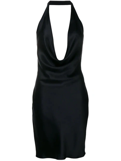 Shop Stellamccartney Linda Halter Mini Dress Black