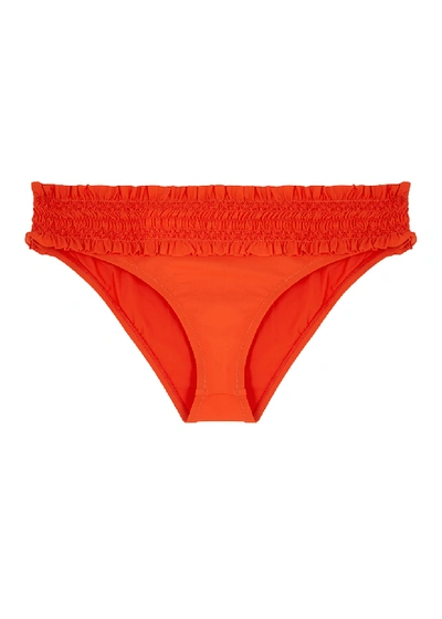 Shop Tory Burch Costa Red Bikini Briefs
