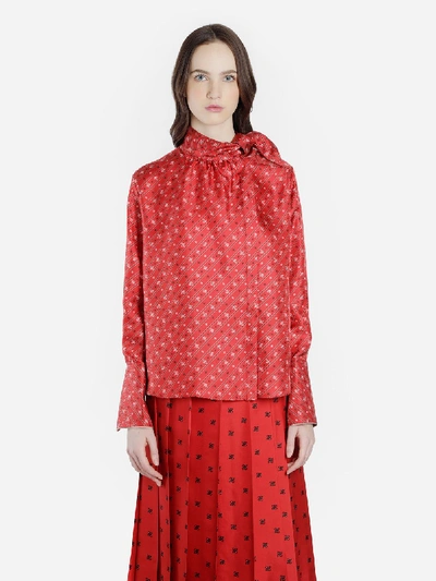 Shop Fendi Shirts In Red