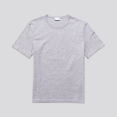 Shop Asket The T-shirt Grey Melange