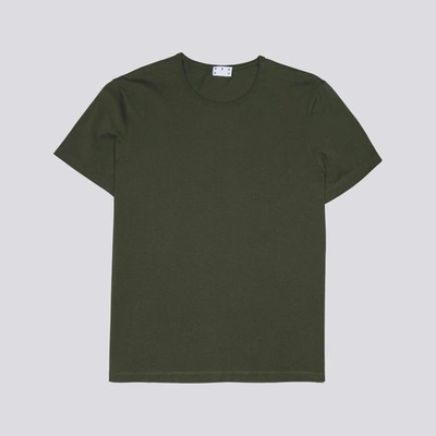Shop Asket The T-shirt Dusty Green