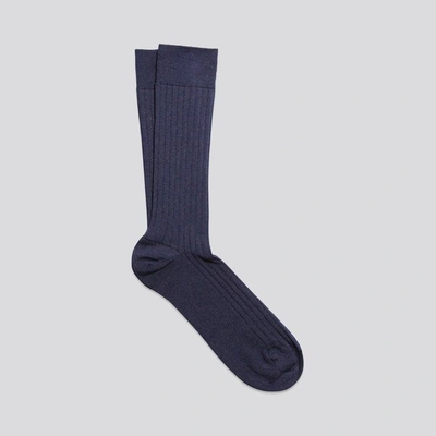 Shop Asket The Merino Sock 3-pack Dark Navy