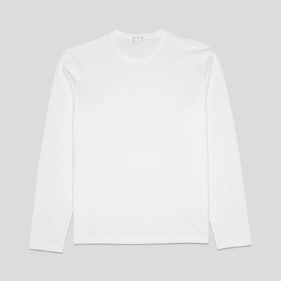 Shop Asket The Long Sleeve T-shirt White