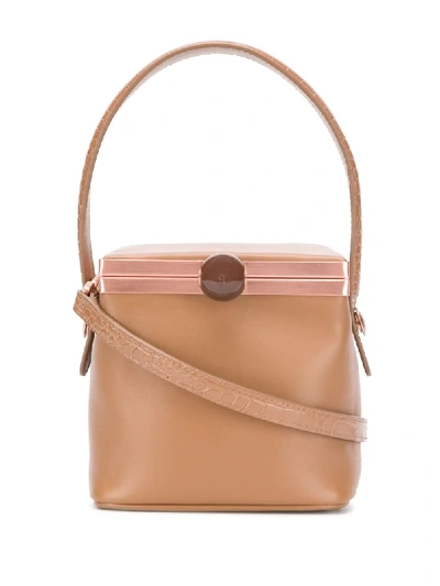 Shop Gu_de Dona Box Bag In Neutrals