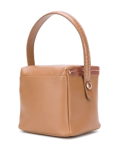 Shop Gu_de Dona Box Bag In Neutrals