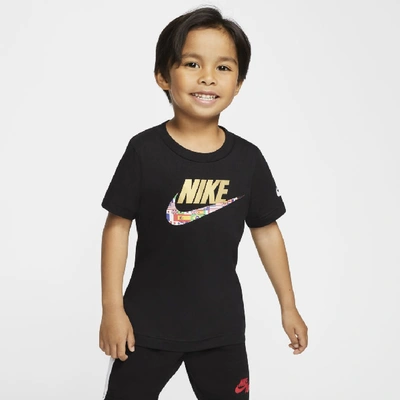 Shop Nike Toddler T-shirt In Black