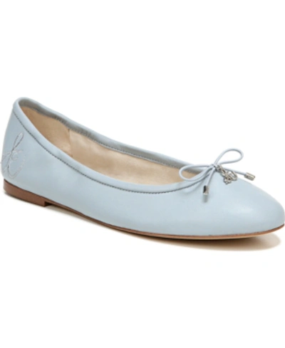 Shop Sam Edelman Felicia Ballet Flats Women's Shoes In Cloud Blue
