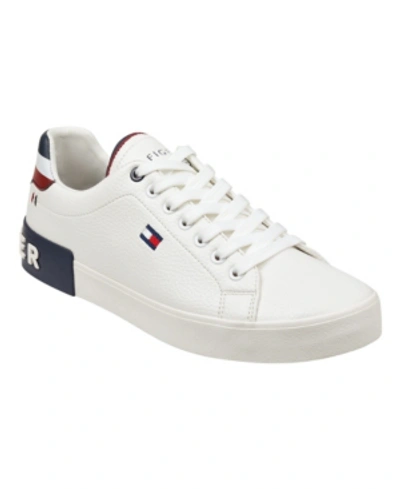 Shop Tommy Hilfiger Men's Rezz Sneakers Men's Shoes In Whill