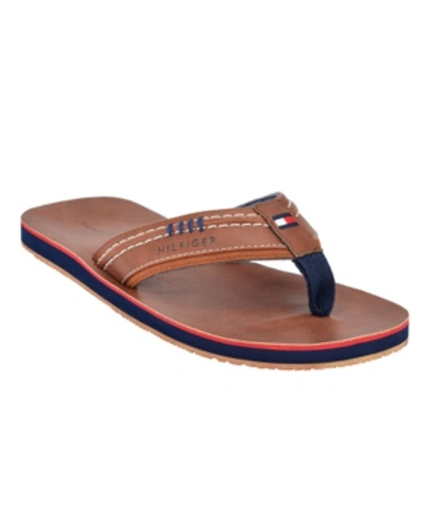 Shop Tommy Hilfiger Mens Destino Flip Flop Men's Shoes In Mbrll