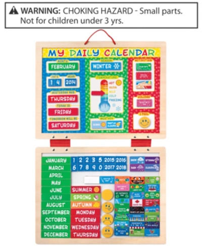 Shop Melissa & Doug Kids' My First Daily Calendar Magnetic Toy In No Color